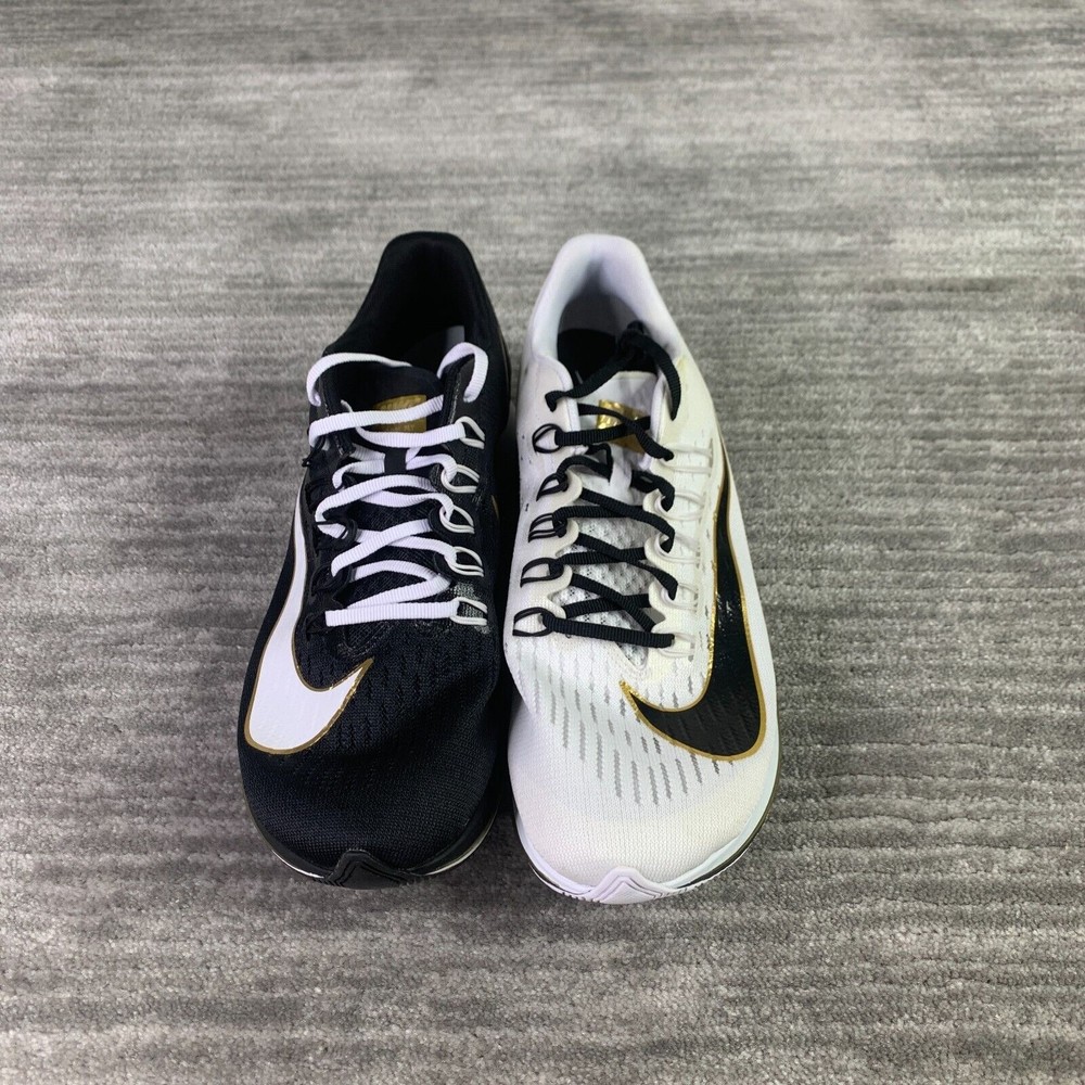 Nike Zoom Fly Mismatch Black/White-Metallic Gold Mens Size 7 Womens 8.5